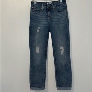 Levi’s Denizen Boyfriend Jeans Cropped Distressed Denim Women’s 4 / 27